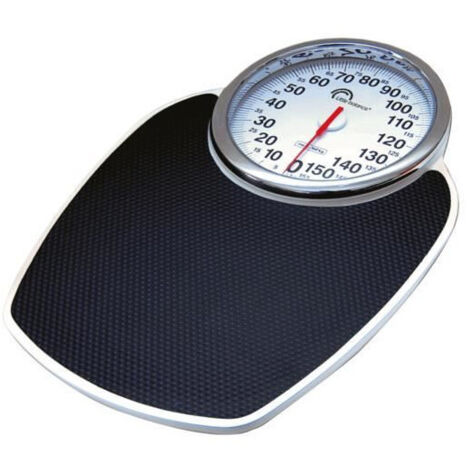 Pese-personne - LITTLE BALANCE - 8135 - PRO M 160 - Balance mécanique - 160 kg / 1kg - Noir / Argent