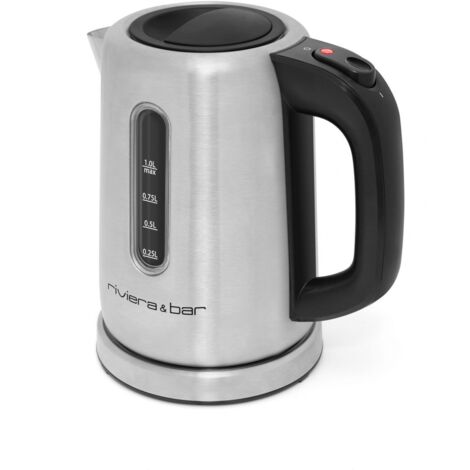 Bouilloire sans fil 1l 2000w inox satiné - Riviera & Bar - BBO350 (1/4)