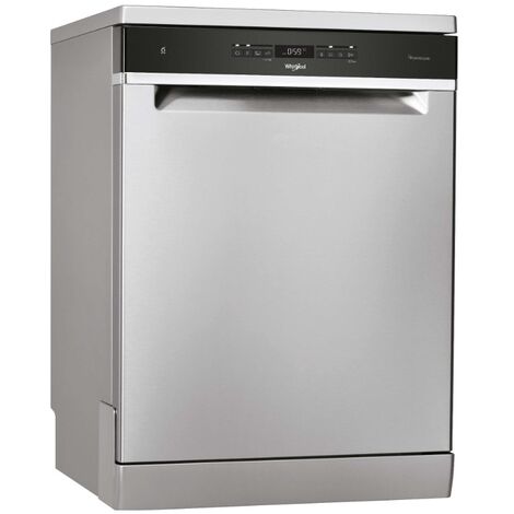 Whirlpool – Lave-vaisselle 60cm 14 couverts 43dB – Technologie 6ème Sens pour économies d'eau – 11 programmes de lavage – WFO3O33PLX (1/5)