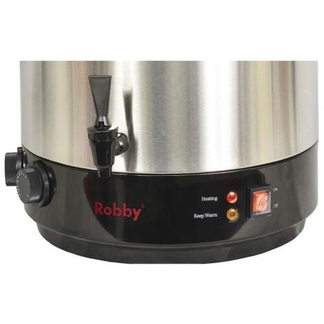 Stérilisateur de bocaux électrique cuve inox avec robinet et minuteur 31l 2100w - Robby - steri pro inox xl
