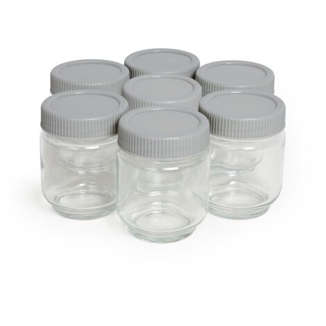 Lot de 7 pots pour yaourtière dop180 - Livoo - dop180ac1 (1/4)