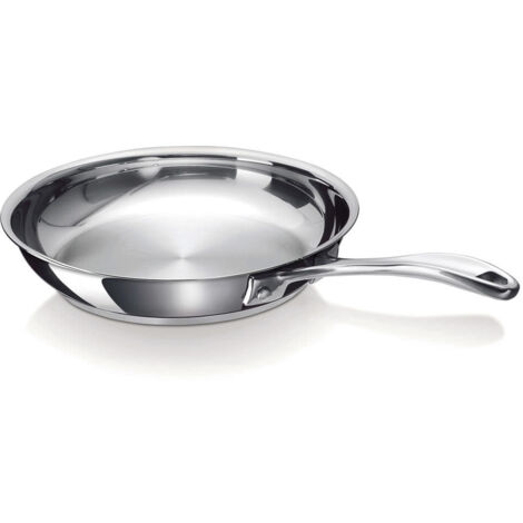 Poêle lisse Inox 28 cm - Chef