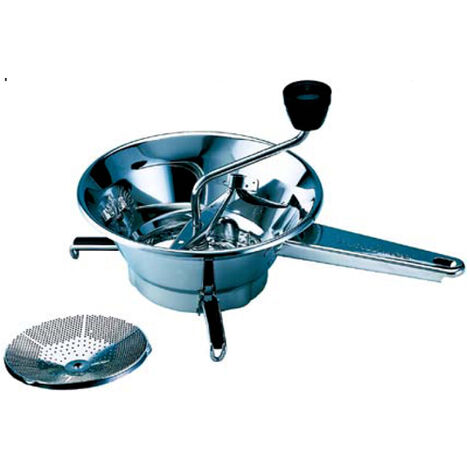 Moulinex – Moulin à légumes inox 190mm – 2 grilles inox Ø 110mm – 3 pieds antidérapants – Passe au lave-vaisselle (1/10)