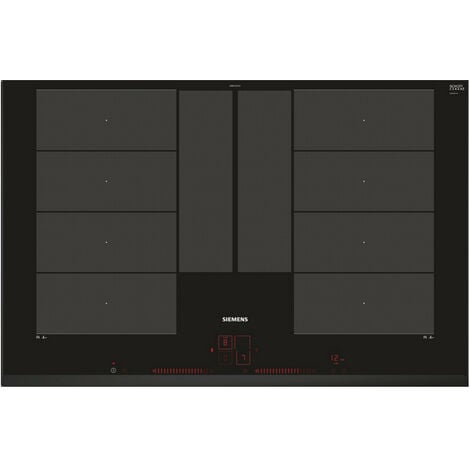Plaque de cuisson induction 80cm 4 feux 7400w - Siemens - ex851lyc1f