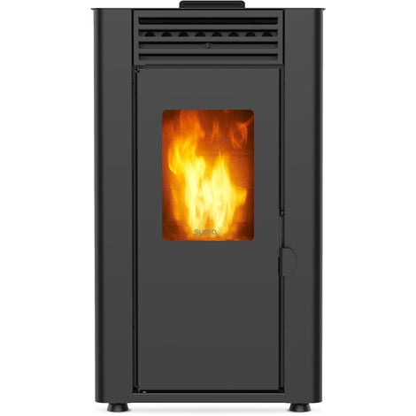 Poêle à granulés de bois 8kw blanc - Supra - orphee 8 blanc