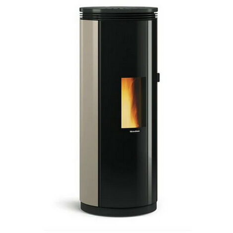 Poêle à granulés de bois 8kw noir/taupe - Nordica Extraflame - 1285400