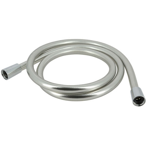 Flexible de douche pvc renforcé lisse 175cm - gris - Nicoll - 0307411