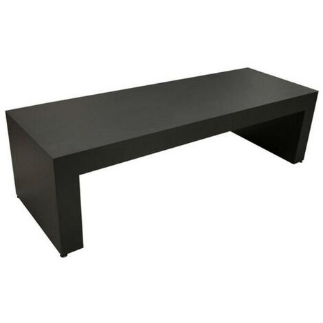 Invicta – Banc 1,6 m finition époxy noir sablé – Dimensions L 160 x H 45 x P 55 cm – Pour poêle à bois – Design moderne (1/3)