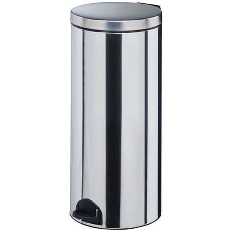 POUBELLE ELORA 30L INOX BRILLANT ROSSIGNOL - 90234