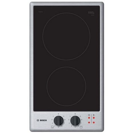 Plaque Vitrocéramique 2 Feux Encastrable 30cm,Table de cuisson vitrocéramique  2 zones,Cuisinière électrique,Domino Double électrique portable encastrée  dans un plan de travail avec prise 2900W : : Gros électroménager