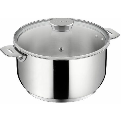 Casserole inox 16cm sans poignée + couvercle - Lagostina - 12138031216