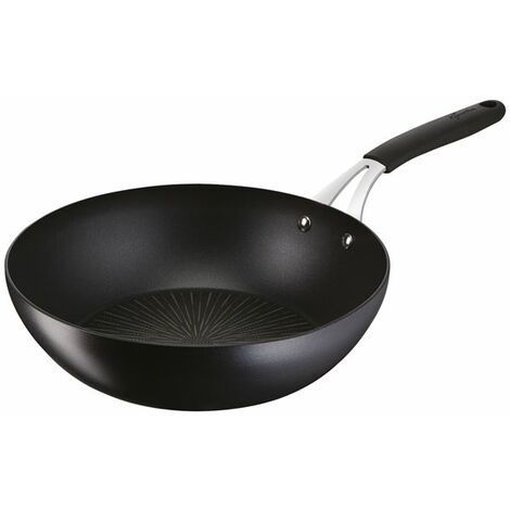 Poêle wok aluminium 28cm noir - Lagostina - 012165041828