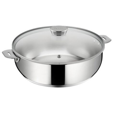 Sauteuse inox 26cm avec couvercle – Inox 18/10 – Tous feux dont induction – Poignée amovible – 12138031826 – Lagostina (1/5)
