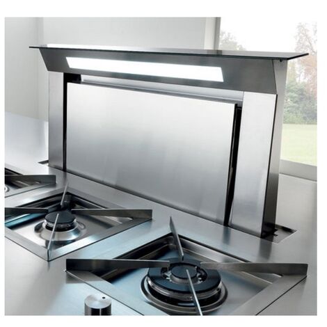 Hotte plan de travail 82cm 560m³/h verre - Falmec - DOWNDRAFT 4421