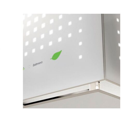 Hotte décorative îlot 42cm 450m3/h blanc - Falmec - RUBIK2110