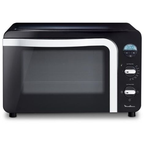 Moulinex – Four mixte vapeur 39L 2200W noir – 4 modes de cuisson dont chaleur tournante et turbo grill – Vitre amovible compatible lave-vaisselle