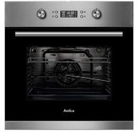 Amica – Four traditionnel intégrable multifonction 70L 60cm – Nettoyage pyrolyse – Classe A – 7 modes de cuisson – Inox