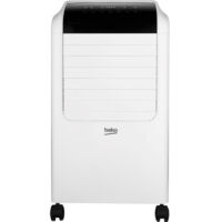 Beko – Climatiseur portatif EFE6030W 8 L 65 W – 4 en 1 : Ventilateur, Rafraîchisseur, Ioniseur, Humidificateur – 62 dB