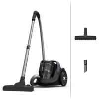 Rowenta – Aspirateur traîneau sans sac 500W 68dB – Moteur Effitech basse consommation – Brosse parquet pour sols fragiles – RO7C36EA