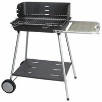 Barbecue à charbon 54,5x38,5cm avec chariot - Somagic - 37533700f