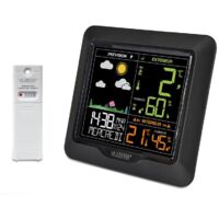 Station météo sans fil avec écran lcd couleur - La Crosse Technology - WS6822BLA-B