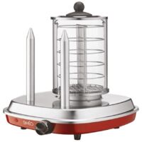 Machine à hot dog 450W avec cylindre en verre – 2 baguettes – Cuisson vapeur pour saucisses – HDI560 – Simeo