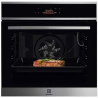 Electrolux – Four traditionnel multifonction 72L 60cm pyrolyse inox – Chaleur tournante pulsée – Gril turbo 2300W – EOE7P12X