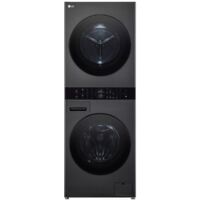 LG – Lave-linge séchant 12 kg – Sèche-linge pompe à chaleur 10 kg – Classe A+++ – Vitesse d'essorage 1400 trs/min – Technologie AI Direct Drive