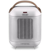 Delonghi – Radiateur soufflant céramique 1800W – 2 niveaux de puissance – Ventilation été – Thermostat réglable – HFX30C18IW