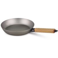 Poêle à frire Beka Nomad 24 cm acier carbone anti-adhésif manche acacia thermiquement isolant