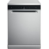 Whirlpool – Lave-vaisselle 60cm 14 couverts 44dB inox – 8 programmes dont 6ème sens – PowerClean Pro pour salissures tenaces – Natural Dry pour séchage optimal