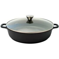 Cocotte en fonte 36cm 6.5l noir - Baumalu - 384941