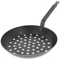 Poêle à marrons 28 cm queue courte - De Buyer - 5490.28