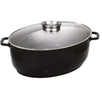 Cocotte mijoteuse ovale 43cm/11l noir - Baumalu - 384931