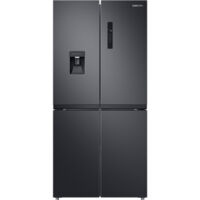 Samsung – Réfrigérateur américain 83.3cm 488l noir mat – Froid ventilé – 4 portes – Classe énergétique E – 41 dB – Technologie No Frost