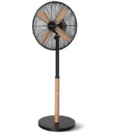 Ventilateur sur pied 40cm 55w noir - Scholtes - SCVEL040BW