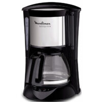 Moulinex – Cafetière 6 tasses 600W – Verseuse en verre – Porte-filtre pivotant amovible en inox – Système anti-gouttes