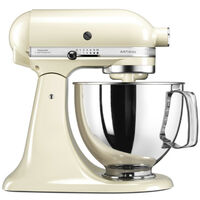 Kitchenaid – Robot pâtissier 4,8L 300W crème – Moteur à transmission directe – 10 vitesses – Bol inox avec poignée ergonomique