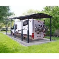 Carport 38.5m² gris anthracite - Palram - 705916