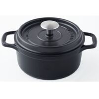 Invicta - Cocotte ronde Invicta 20 cm Noire