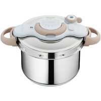 SEB – Autocuiseur inox 7.5l – Éco-responsable en acier recyclé à 80% – Ouverture d'une seule main – Compatible induction – Fabriqué en France
