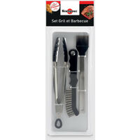 Set de 3 ustensiles pour gril et barbecue - Krampouz - ASG1