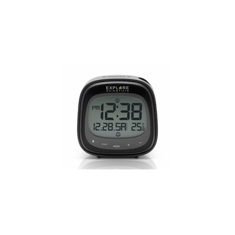 Reloj Proyector Con Term�metro Negro 82968