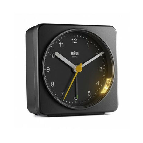 Reloj despertador digital negro BC-08-B Braun