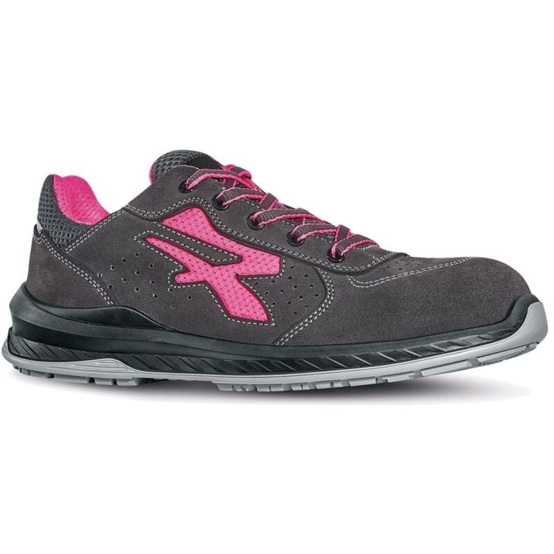 Scarpe Antinfortunistiche da Donna U Power Tokio S1p Src Grigio/Fuxia 36