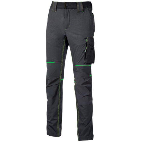 Pantaloni da Lavoro Estivi Uomo UPower World Grigio-Verde M