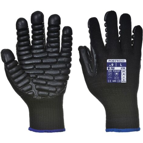 Guanti Anti Vibrazione | Black - Large