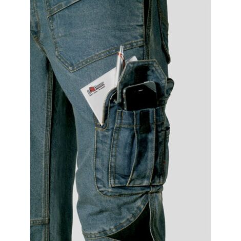 Jeans da lavoro u power traffic con inserti stretch, misura 46 - U-power