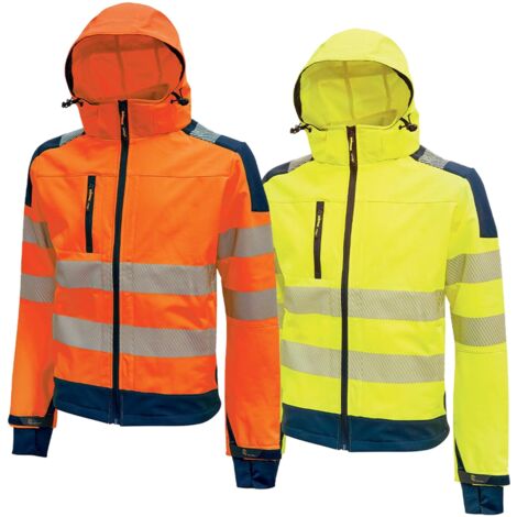 Giacca Alta Visibilità in Softshell UPower Miky Arancio L
