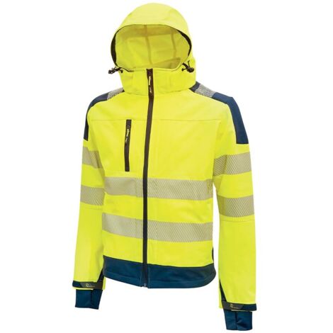 Giacca Alta Visibilità in Softshell UPower Miky Giallo XL